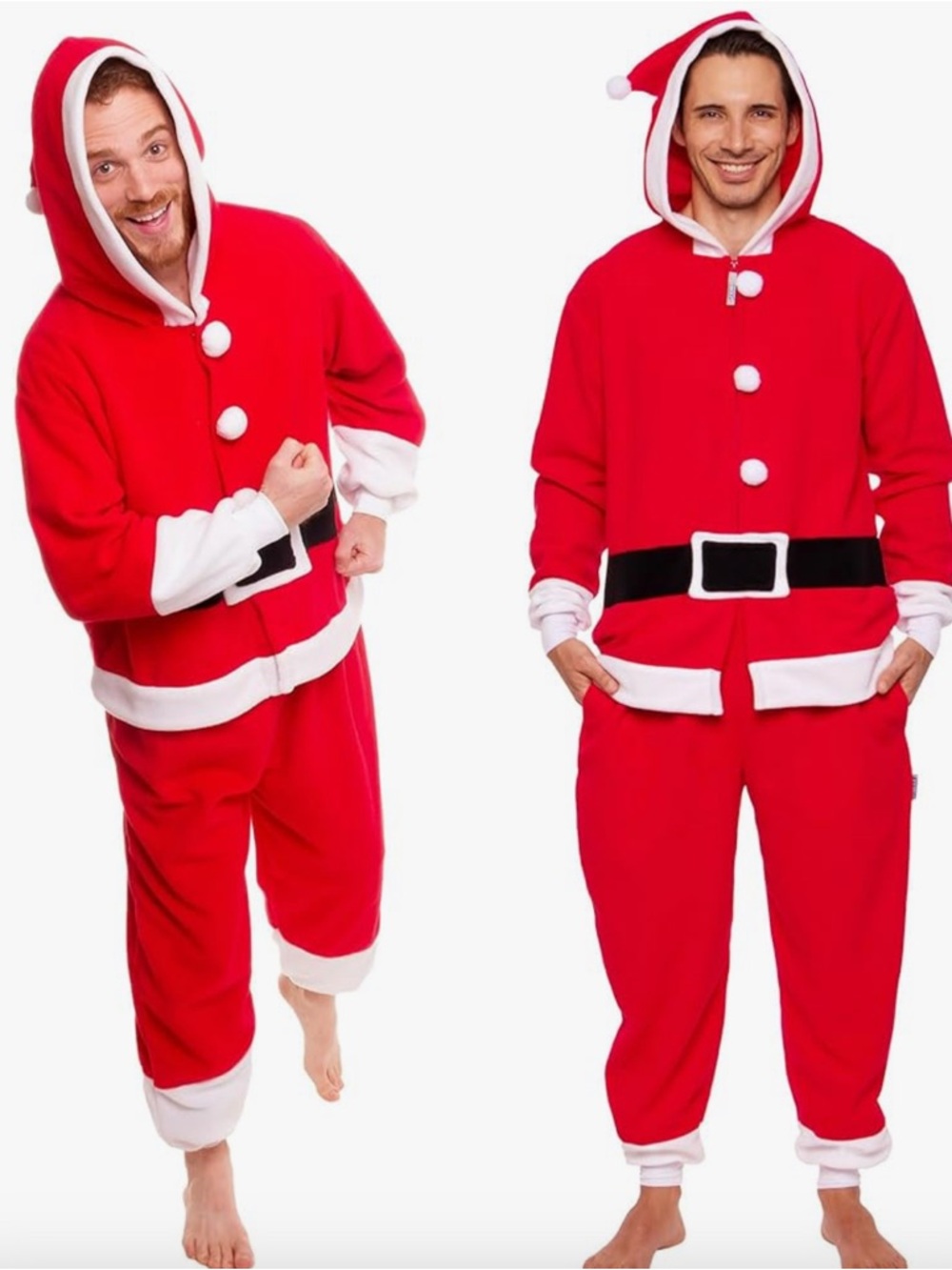 🎅Santa Claus Hooded One-Piece Holiday Jumpsuit🎅